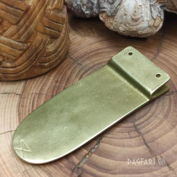 VIKING beautiful brass Strap end - Norway