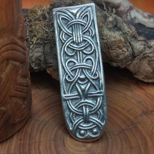 VIKING popular silver plated Strap end Scandinavia