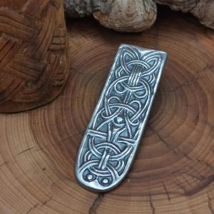 VIKING popular silver plated Strap end Scandinavia 2