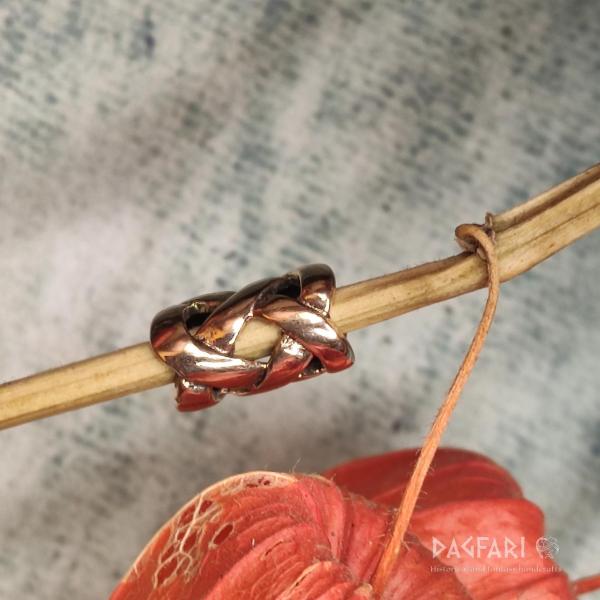 Bronze Perle für Bart und Haare - Kurven