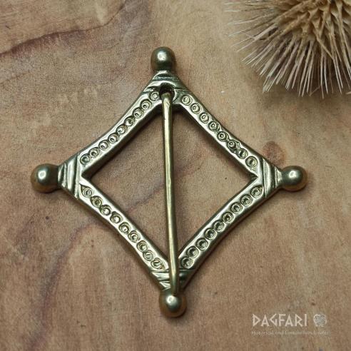 Dekorative Fibel für mittelalterliches Gewandung - Kunhuta