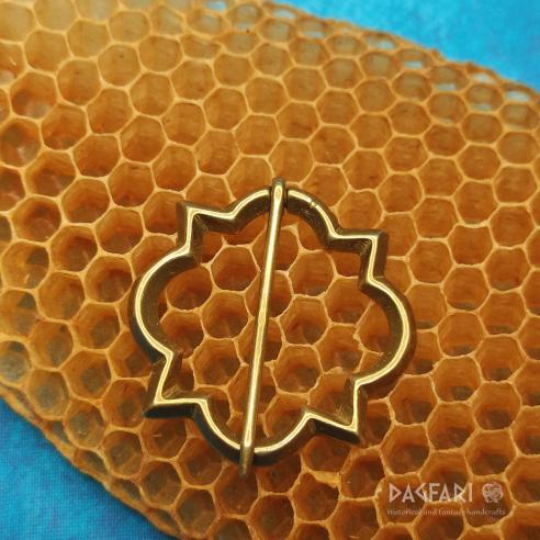 Beliebte Replik der Fürspann Brosche für das Hochmittelalter - Eva