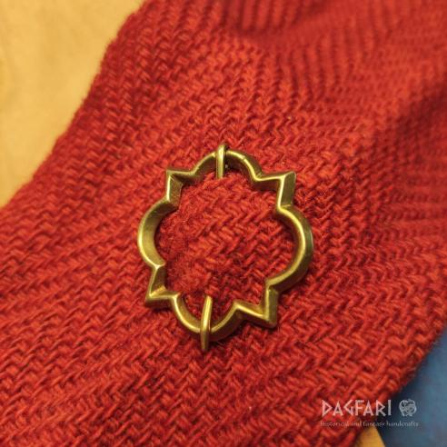 Beliebte Replik der Fürspann Brosche für das Hochmittelalter - Eva