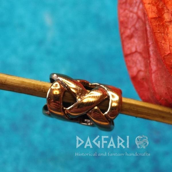 Bronze Perle für Bart und Haare - Kurven