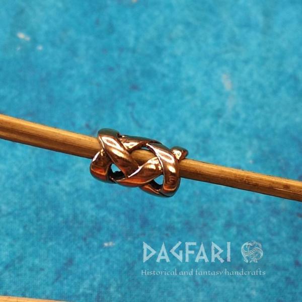 Bronze Perle für Bart und Haare - Kurven