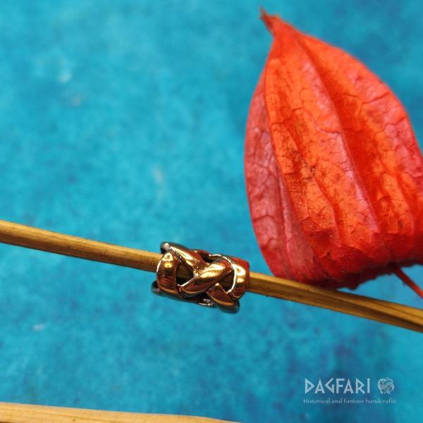 Bronze Perle für Bart und Haare - Kurven