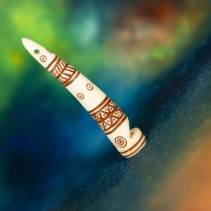 Sigurd - Command signal whistle made of deer antler 2