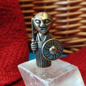 Bronze figurine Valkyrie of Hårby, Denmark - for the altar and the end of the pencil