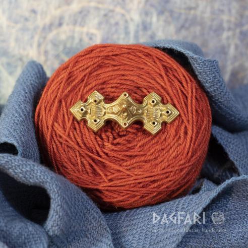 Wikingerbrosche Birka, Schweden und Truso, Polen - Messing