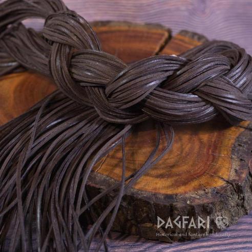 Leather - cord 85 cm - dark brown