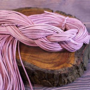 PINK Leather - cord 85 cm