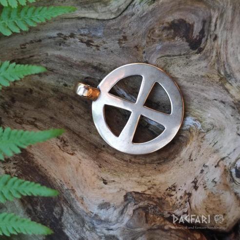 Early medieval type of cross - Sun Circle from Mikulčice