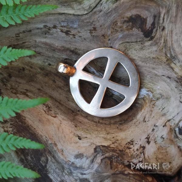 Early medieval type of cross - Sun Circle from Mikulčice