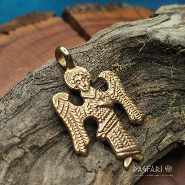 Replica Amulet Archangel Michael - brass