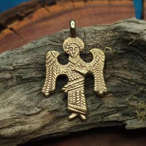 Replica Amulet Archangel Michael - brass