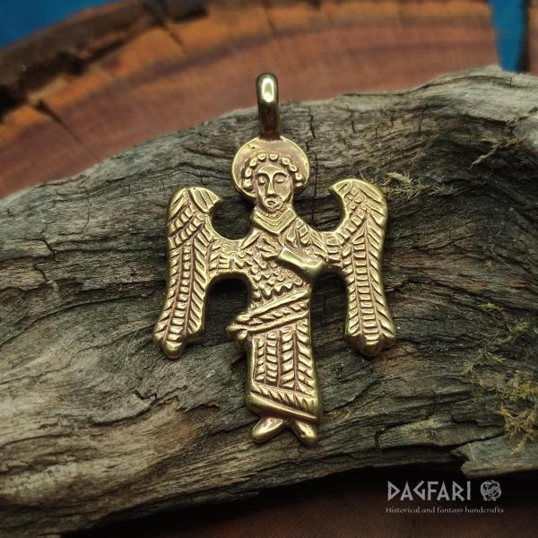 Replica Amulet Archangel Michael - brass