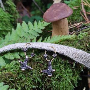 DANICA - Great Moravian earring - replica of Slavic earring, Uherské Hradiště, Staré Město