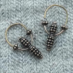 VLASTA - Velkomoravské hrozníčkové záušnice - replika slovanské náušnice, Staré Město 2