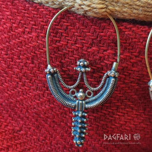 RADBUZA - velké honosné slovanské záušnice, Velká Morava