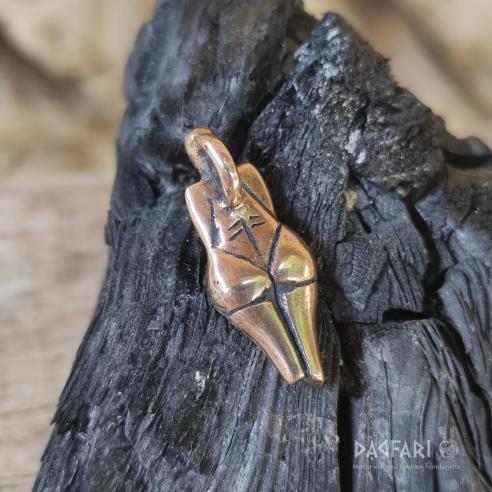 ♡ Venus of Věstonice - replica of a famous statue of a woman, GRAVETTIEN, pendant