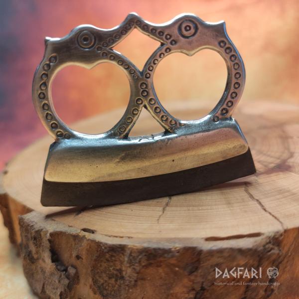 VIKING chair - Birds from Birka, ceremonial Fire Striker - silver plated