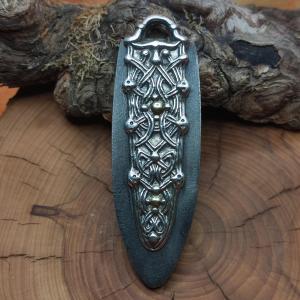 VIKING Flint, Doppelseitig Replik, zeremonieller Feuerstahl - Versilbert Praktischer Schmuck 2
