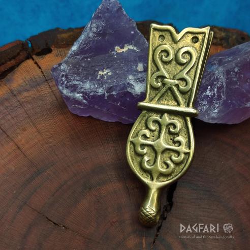 SET GLORY 11th - 13th century, Byzantine motif set buckle and strap end