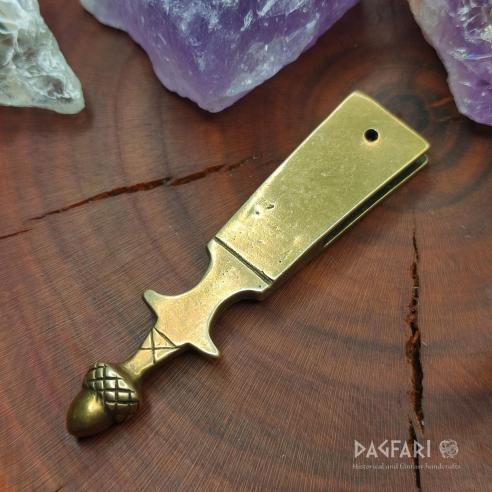 EGBERT Dünn Hochmittelalter Gurtel Riemenzunge