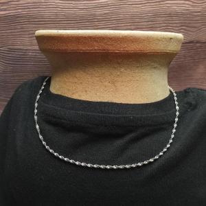 SNAKE - Glatte und verdrehbare Edelstahlkette, 2 mm 45 cm 2