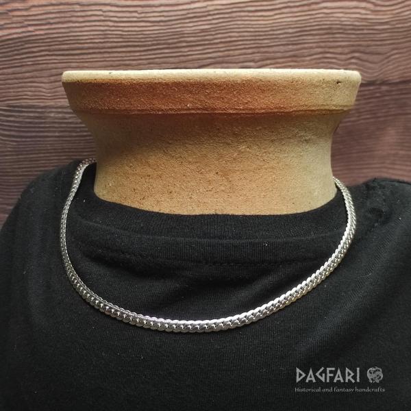 SNAKE - Plochý pánský řetízek, chirurgická ocel, 4 mm