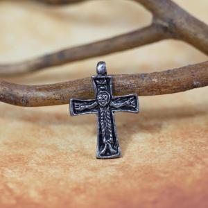 Amulet Cross from Mikulčice - tin Great Moravian cross