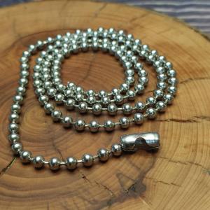 .SPHERE - Kuličkový náhrdelník DOG TAGS z nerezové oceli, unisex, 3 mm 70 cm