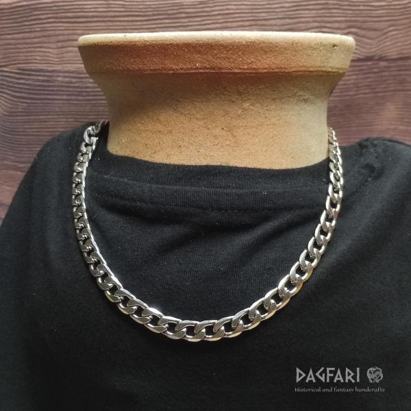 BOSS - Flache Edelstahlkette für Herren, 7 mm 60 cm
