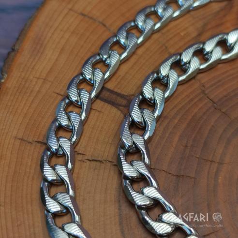 BOSS - Flache Edelstahlkette für Herren, 7 mm 60 cm