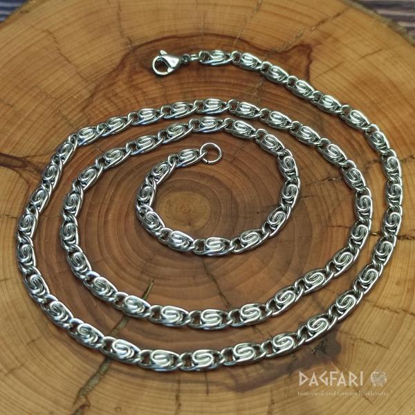 KNIT - Unisex Original Kette, Edelstahl, 3,5 mm 60 cm