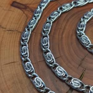 KNIT - Unisex Original Kette, Edelstahl, 3,5 mm 60 cm