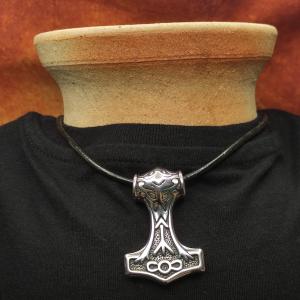 ALGIZ - Thors Hammer mit Rune, Edelstahl 2