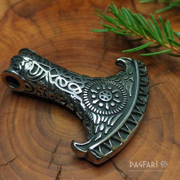 TARANIS - Thor's hammer, axe, stainless steel