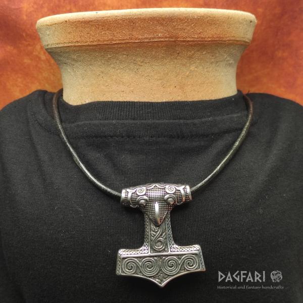 SKÅNE - Thor's hammer with goat head, stainless steel