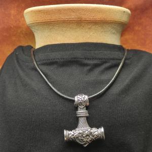 BROKK - Beautifully decorated stainless steel Thor's hammer 2