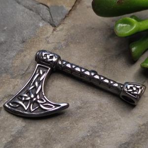 For the Warrior - Thunder Axe of Perun - blackened steel