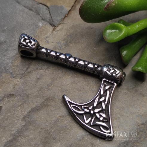 Für den Krieger - Donneraxt von Perun - geschwärzter Stahl