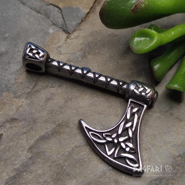 Für den Krieger - Donneraxt von Perun - geschwärzter Stahl