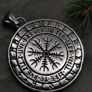 VIking pendant - Wolf FENRIR swallows the Sun at the end of the world 2