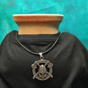 VIKING WARRIOR - Runy, brýlová přilba, sekerky, chirurgická ocel 2