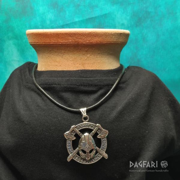 VIKING WARRIOR - Runen, Helm, Äxte, chirurgischer Stahl