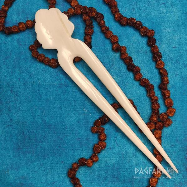 ENANOR Bone Hair pin, HANDCARVING