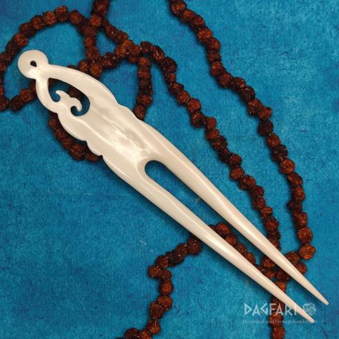 RODWEN handgeschnitzte Haarnadel, handgefertigt aus Knochen