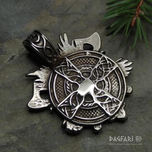 Amulett ODIN - Einäugiger nordischer Gott, Allvater
