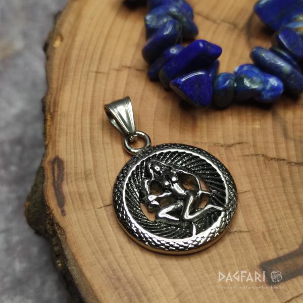 VIRGO - VIRGIN - Zodiac sign in stainless steel